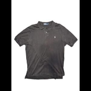 Ralph Lauren Classic Fit Polo Shirt - Charcoal Gray